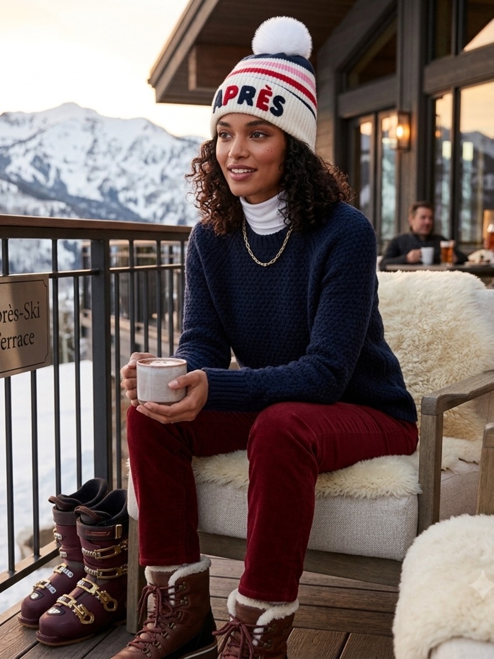 Shiraleah Colorado "Apres" Beanie, Ivory Pom Pom Beanie NEW!